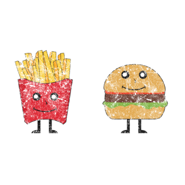 Motiv Beste Freunde Essen