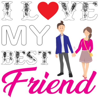 Motiv Beste Freunde, Freundschaft, Freundin, Freund