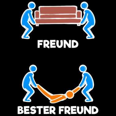 Motiv Beste Freunde Lustig