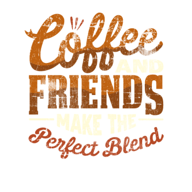 Motiv Beste Freunde und Kaffee