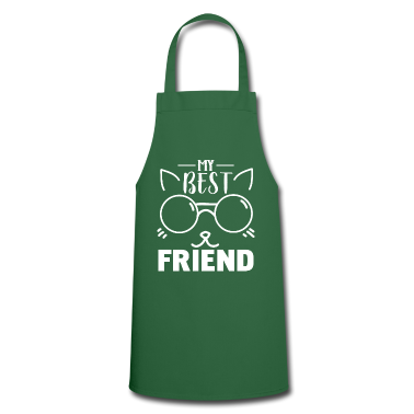Beste Freunde Geschenke Schürze - Mein Bester Freund ist eine Katze