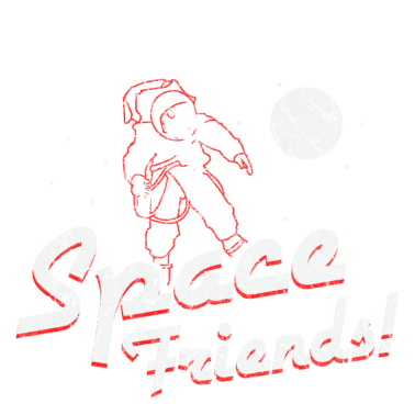 Motiv Astronaut Beste Freunde