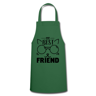 Beste Freunde Geschenke Schürze - Mein bester Freund ist eine Katze
