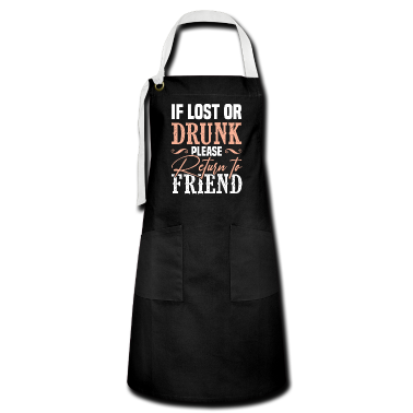 Beste Freunde Geschenke Schürze - betrunken bester freund