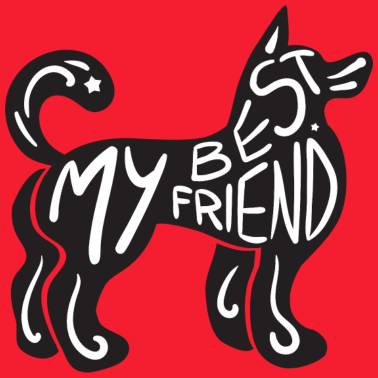 Motiv Hund - Mein bester Freund