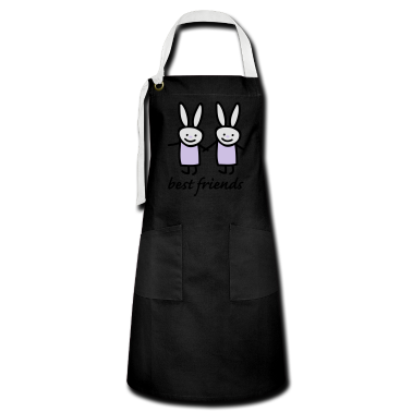 Beste Freunde Geschenke Schürze - Beste Freunde Hasen