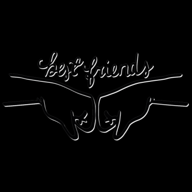 Motiv Hände beste Freunde, beste Freunde Grüße Fäuste