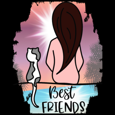 Motiv Beste Freunde - meine Katze und ich