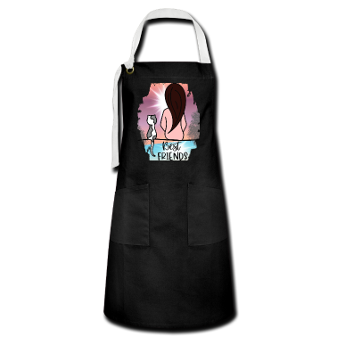 Beste Freunde Geschenke Schürze - Beste Freunde - meine Katze und ich