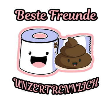 Motiv Beste Freunde-unzertrennlich