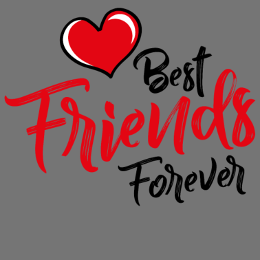 Motiv beste freunde herz