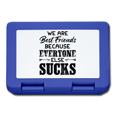 Beste Freunde Geschenke Brotdose - wir sind beste freunde