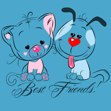 Motiv Beste Freunde!
