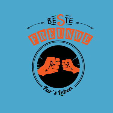 Motiv Beste Freunde Shirt • Beste Freunde fürs Leben
