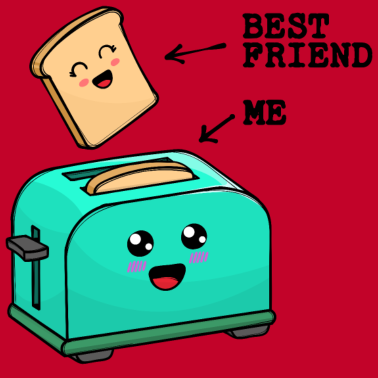 Motiv Lustig Beste Freunde