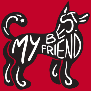 Motiv Hund - Mein bester Freund