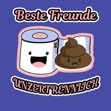 Motiv Beste Freunde-unzertrennlich