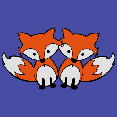 Motiv Beste Freunde Fuchs