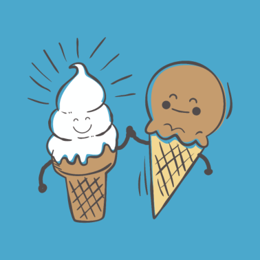 Motiv Beste Freunde - Eis