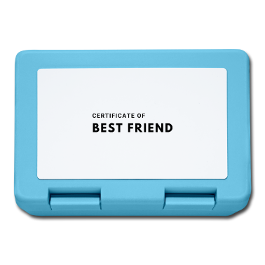 Beste Freunde Geschenke Brotdose - Bester Freund Freundin Zertifikat Beste