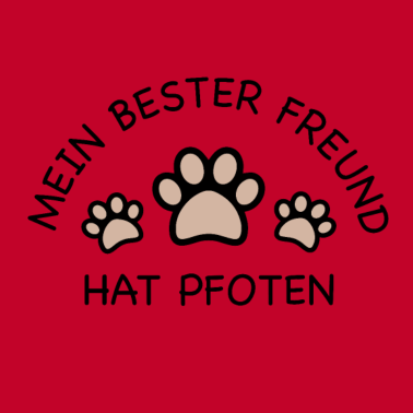 Motiv Mein bester Freund hat Pfoten