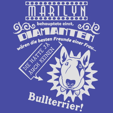 Motiv Bullterrier bester Freund