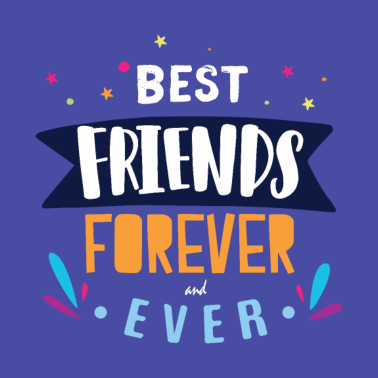 Motiv Beste freunde forever