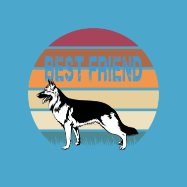 Motiv Schäferhund Bester Freund