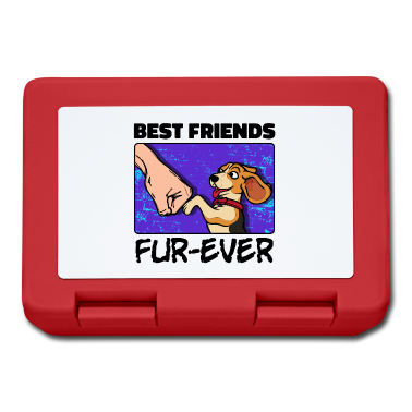 Beste Freunde Geschenke Brotdose - Hund Beste Freunde Spruch