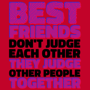 Motiv Beste Freunde Cooler Spruch