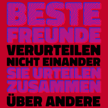 Motiv Beste Freunde Lustig Statement