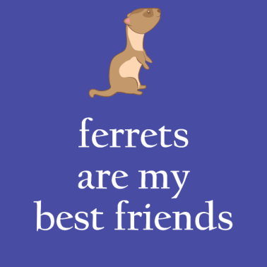 Motiv Frettchenfreund - Frettchen - Beste Freunde