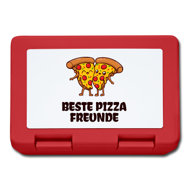 Beste Freunde Geschenke Brotdose - Beste Freunde Pizza Spruch