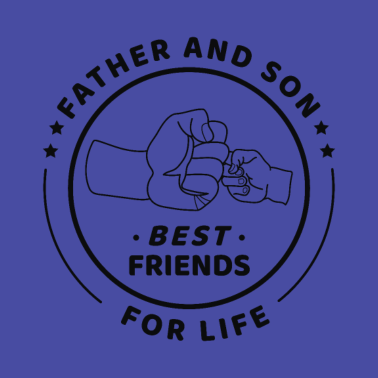 Motiv Vater und Sohn - Beste Freunde