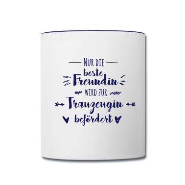 Beste Freunde Geschenke Tasse - Trauzeugin Beste Freundin Hochzeit Geschenk