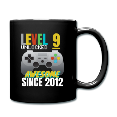 Beste Freunde Geschenke Tasse - Level 9 seit 2012 freigeschaltet Awesome