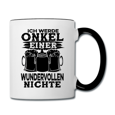 Beste Freunde Geschenke Tasse - Ich werde Onkel einer Nichte Patenonkel Loading