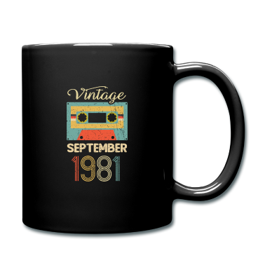 Beste Freunde Geschenke Tasse - Geschenk 40. Geburtstag 1981 September 40 Jahre