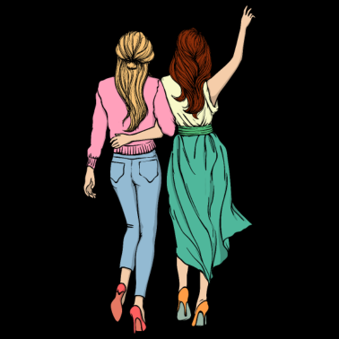 Motiv Beste Freunde Freundin