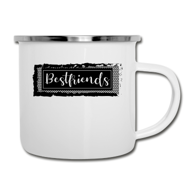 Beste Freunde Geschenke Emaille Tasse - Beste Freunde