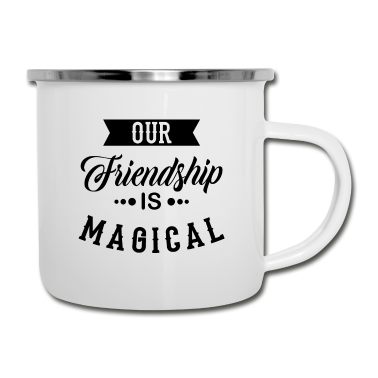 Beste Freunde Geschenke Emaille Tasse - Beste Freunde BFF