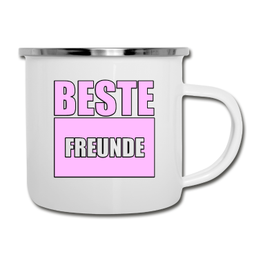 Beste Freunde Geschenke Emaille Tasse - BESTE FREUNDE
