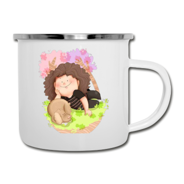 Beste Freunde Geschenke Emaille Tasse - Beste Freunde