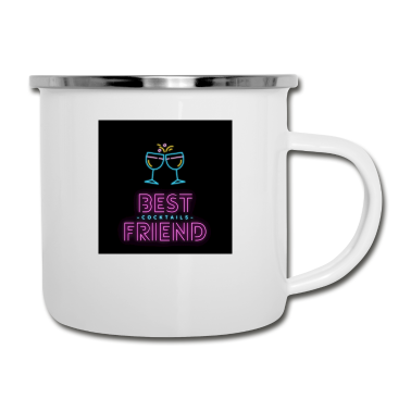 Beste Freunde Geschenke Emaille Tasse - Beste Freunde