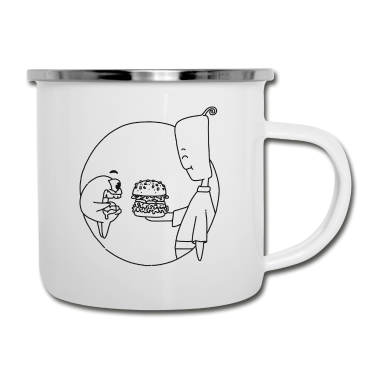 Beste Freunde Geschenke Emaille Tasse - Beste Freunde