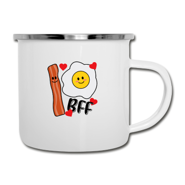 Beste Freunde Geschenke Emaille Tasse - Beste Freunde