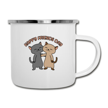 Beste Freunde Geschenke Emaille Tasse - Beste Freunde