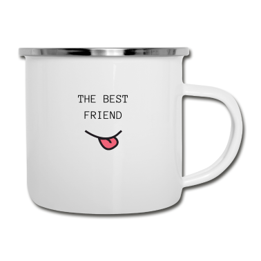 Beste Freunde Geschenke Emaille Tasse - Der beste Freund