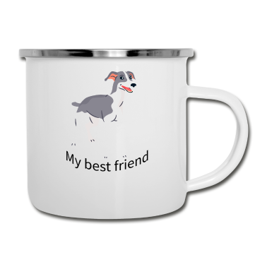 Beste Freunde Geschenke Emaille Tasse - Mein Bester Freund