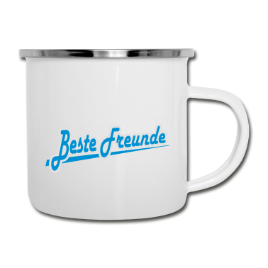 Beste Freunde Geschenke Emaille Tasse - Beste Freunde
